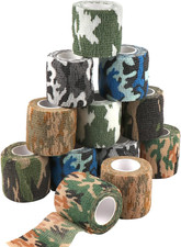 12 Rotoli Benda Elastica Coesiva, Adesivo Benda Mimetica per Animali, Uso Medico