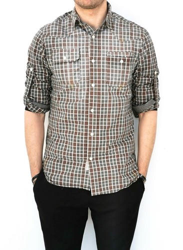 Camicia uomo quadretti zu - a,