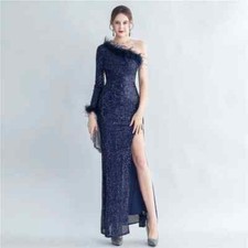 Vestito Abito Elegante Lungo