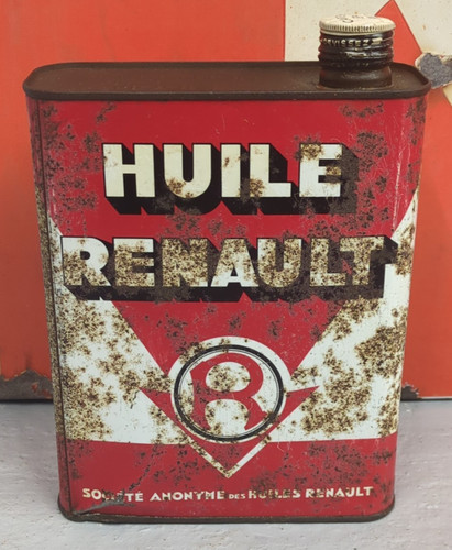 Vintage french huiles renault - vintage,