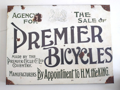 Vintage style metal sign - vintage,