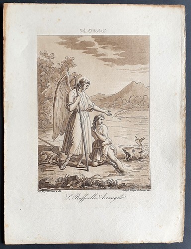 Stampa antica 1847 acquatinta