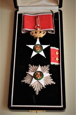 ORDINE COLONIALE DELLA STELLA D'ITALIA  - GRAND' UFFICIALE - IN ASTUCCIO