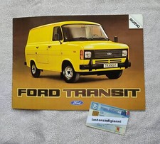 Depliant FORD TRANSIT FURGONE Brochure Italia ORIGINALE Coll.Privata