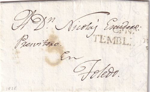 Spagna 1825 lettera - , di