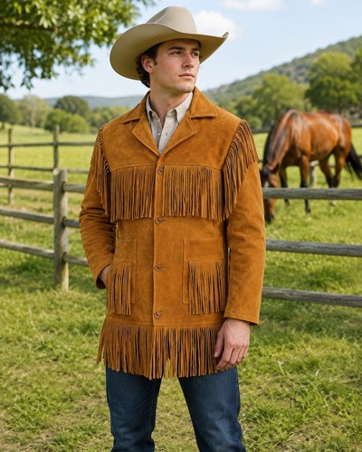 Giacca uomo stile western