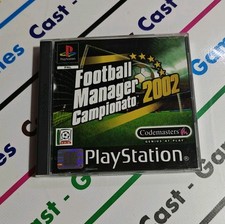PS1 FOOTBALL MANAGER 2002 ITALIANO SONY PLAYSTATION 1 RARO CAPCOM QUASI NUOVO