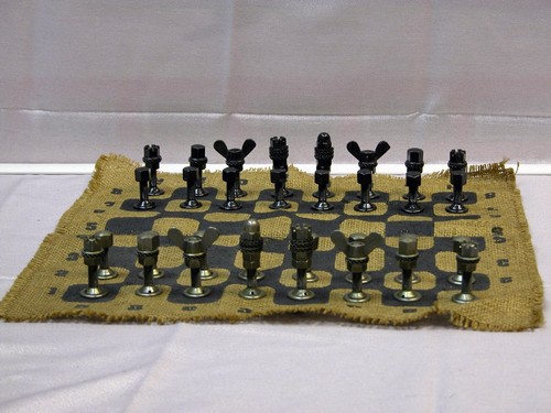 Gioco scacchi artigianale