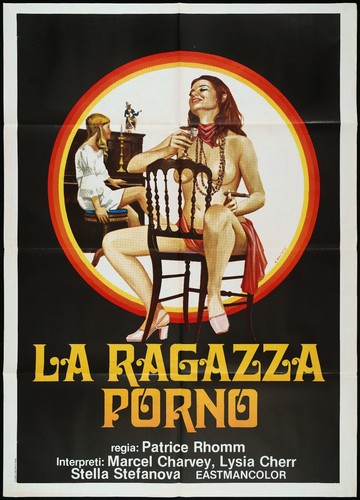 Ragazza porno manifesto - ragazza,