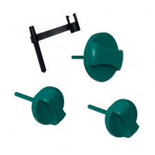 Kit manopole 3 Pz verdi