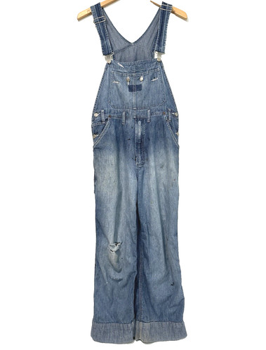 Salopette jeans blu vintage - blu, s