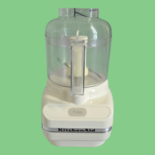 KitchenAid Chef's Chopper Tritatutto 3 Tazze KFC3100 Bianco TESTATO E FUNZIONANTE!