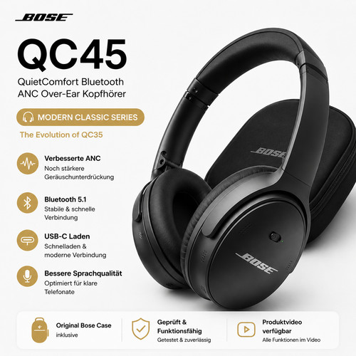 Cuffie over ear bose qc45 - cuffie, over-ear
