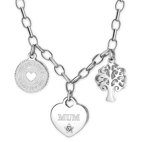 Collana mamma cuore sagapo - mamma,