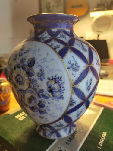 Vaso porcellana paris royal - di,