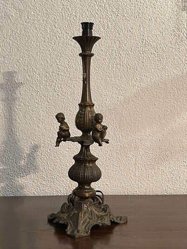 Candelabro bronzo epoca - candelabro, bronzo,