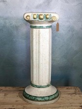 Colonna in ceramica di Deruta stile dorico XX secolo