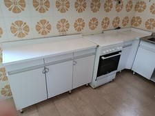 mobili cucina usati  bianchi laminato