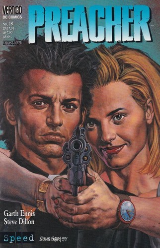 Preacher variant cover - preacher,