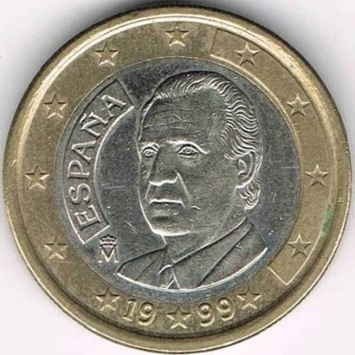 Moneta spagna euro re - spagna, 2