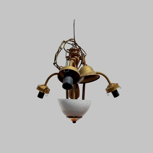Lampadario braccia vintage - lampadario,