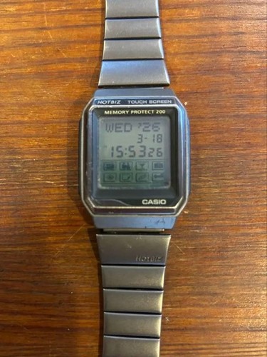 Orologio banca dati - dati, casio
