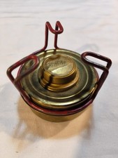 fornello  in ottone vintage ad alcool portatile Vittoria