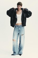 Zara Faux Leather Jacket M