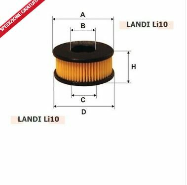 Filtro gpl gas - gas, panda