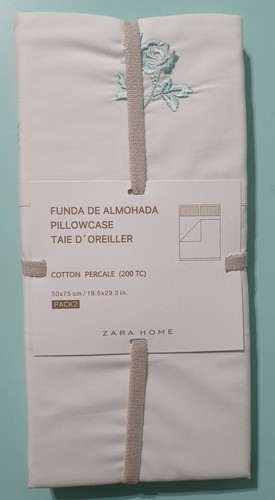 Coppia federe ricamate zara - di,