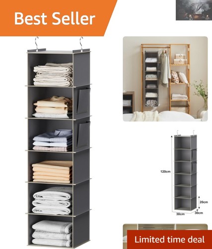 Shelf grey hanging - 6-shelf,