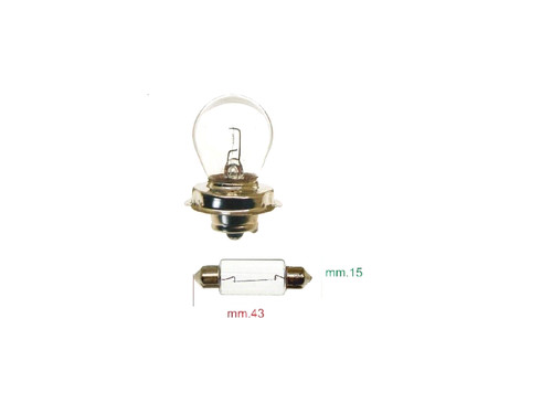 Kit lampadine 15w - 15w, p26s