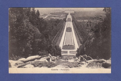 Cartolina caserta panorama - caserta,