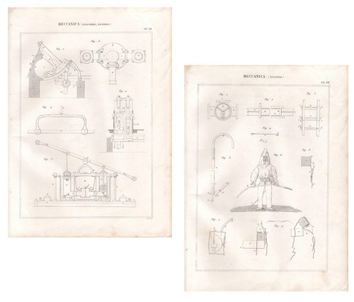 Stampe antiche attrezzature - stampe,