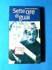 VHS FILM SETTE ORE DI GUAI CON TOTO' VIDEOCASSETTA DA COLLEZIONE
