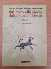 Dal testo alla storia dalla storia al testo -volume F - Paravia 
