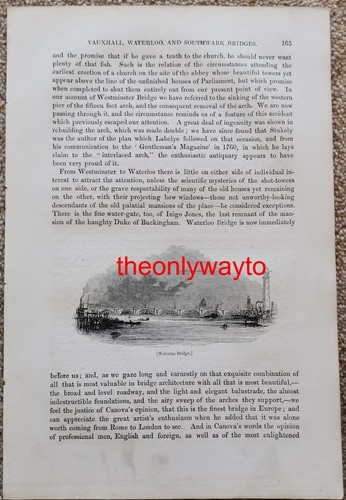 Waterloo bridge london - bridge,, book