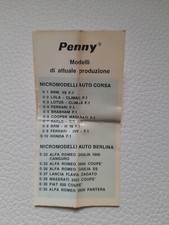 Penny Politoys 1/66 Catalogo