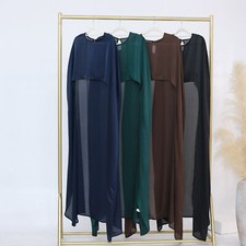 Maxi abito donna tinta unita