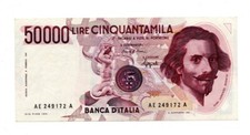 50.000 LIRE BERNINI I° TIPO