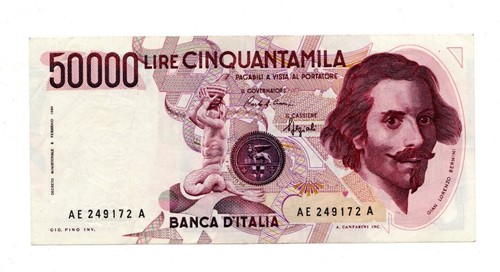 000 lire bernini tipo - lire,