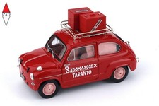 1/43 BRUMM FIAT 600D SADOMASOSEX TARANTO 1960 - 1975 RED
