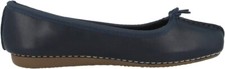 Clarks ballerine donna freckle ice blu