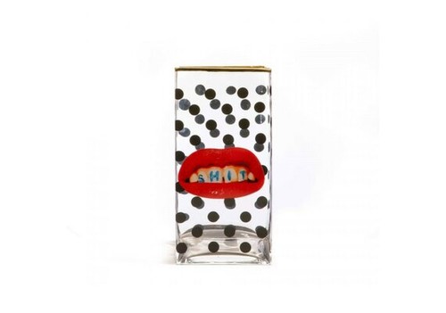 Seletti vaso vetro shit pois - vaso, "shit