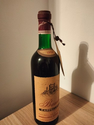 Vino barolo cappellano 1958 - vino,