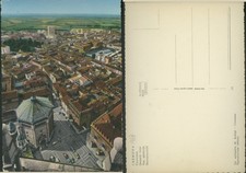 CREMONA -PANORAMA ACQUERELLATA  CARTOLINA D'EPOCA