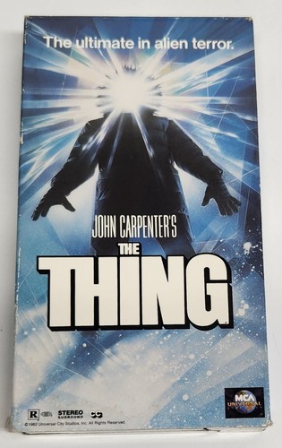 The thing vhs 1982 - the,