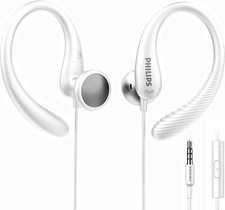 Philips Auricolari avvolgenti sopra le orecchie con microfono. Ottimo per esercizio fisico. Sport.