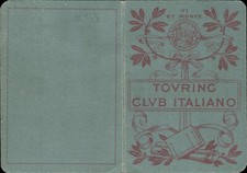 ac953 tessera touring club italiano milano socio vitalizio con foto