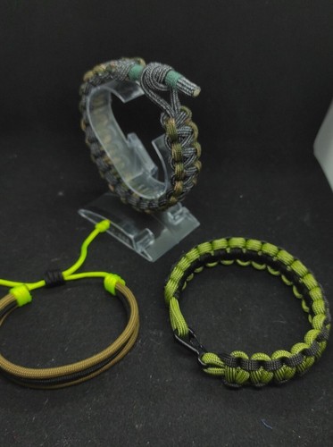 Tris bracciali paracord - bracciali,